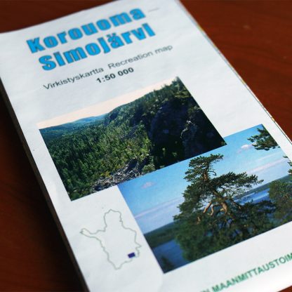 Korouoma-Simojärvi virkistyskartta